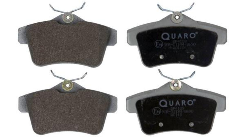 Set placute frana,frana disc puntea spate (QP4109 QUARO) Citroen,DS,DS (CAPSA),PEUGEOT