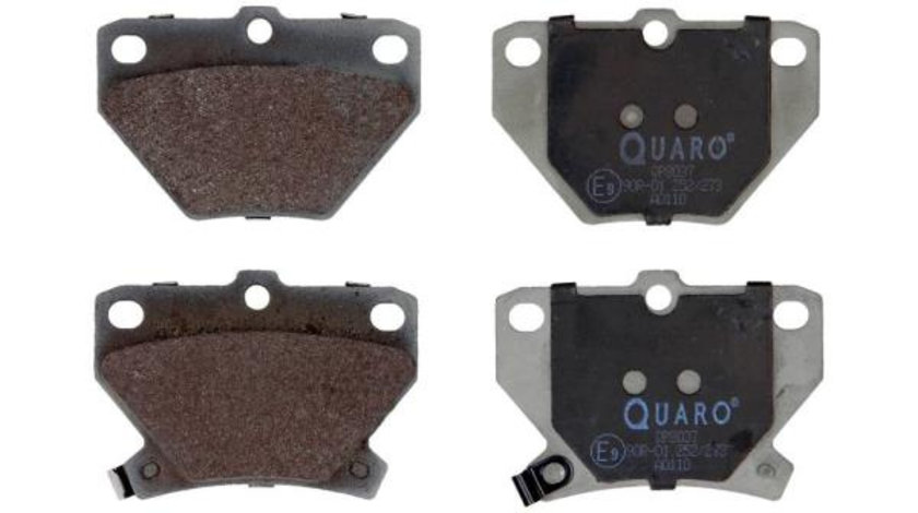 Set placute frana,frana disc puntea spate (QP8037 QUARO) PONTIAC,TOYOTA