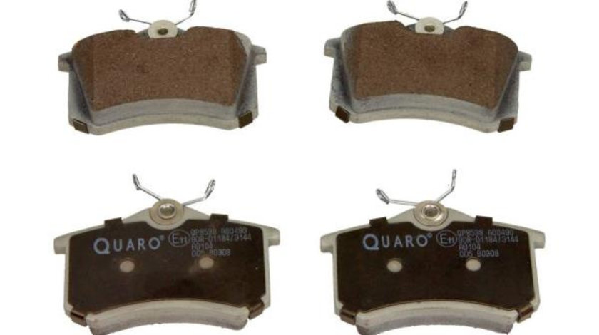 Set placute frana,frana disc puntea spate (QP8538 QUARO) Citroen,NISSAN,OPEL,RENAULT,VAUXHALL