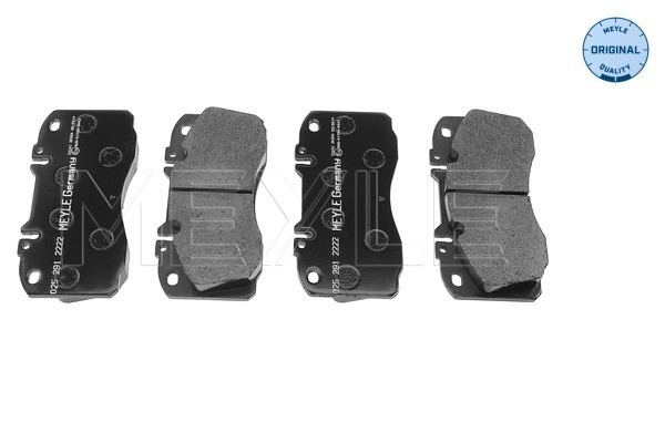 Set placute frana,frana disc puntea spate (0252912222 MEYLE) IVECO