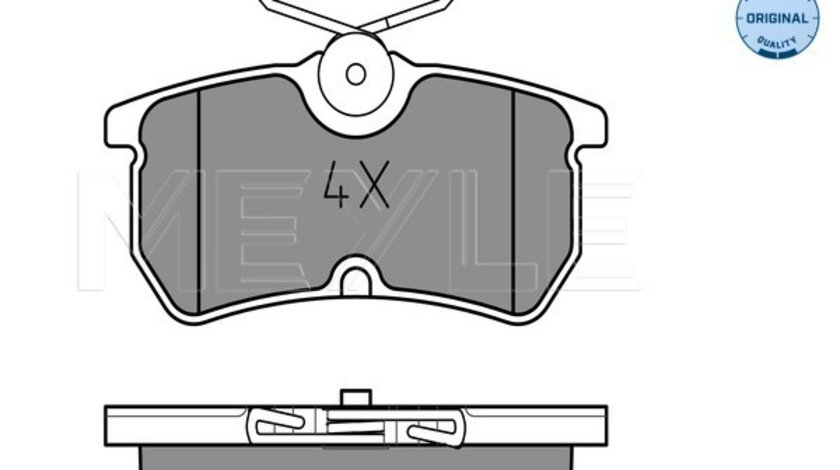 Set placute frana,frana disc puntea spate (0252335314 MEYLE) FORD