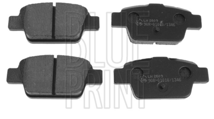 Set placute frana,frana disc puntea spate (ADL144204 BLP) ALFA ROMEO,CHRYSLER,FIAT,LANCIA