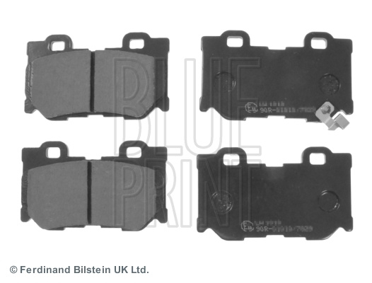 Set placute frana,frana disc puntea spate (ADN142149 BLP) INFINITI,NISSAN