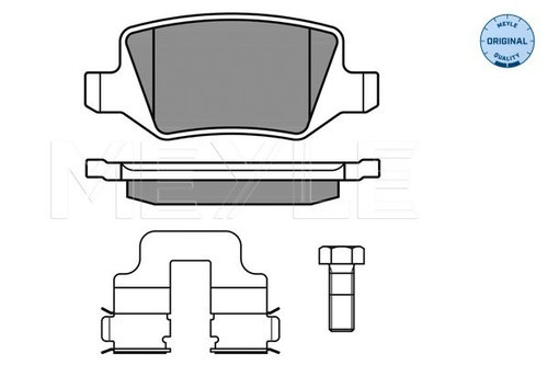 Set placute frana,frana disc puntea spate (0252313814 MEYLE) MERCEDES-BENZ
