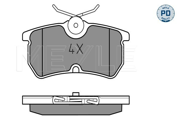 Set placute frana,frana disc puntea spate (0252335314PD MEYLE) FORD
