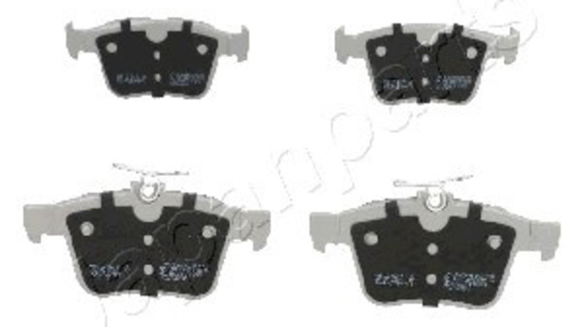 Set placute frana,frana disc puntea spate (PP0905AF JAPANPARTS) AUDI,SEAT,SKODA,VW