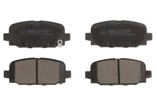 Set placute frana,frana disc puntea spate (C2Y035ABE ABE) JEEP