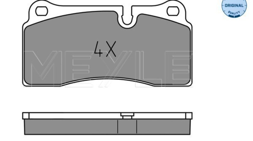 Set placute frana,frana disc puntea spate (0252426118 MEYLE) AUDI,BMW