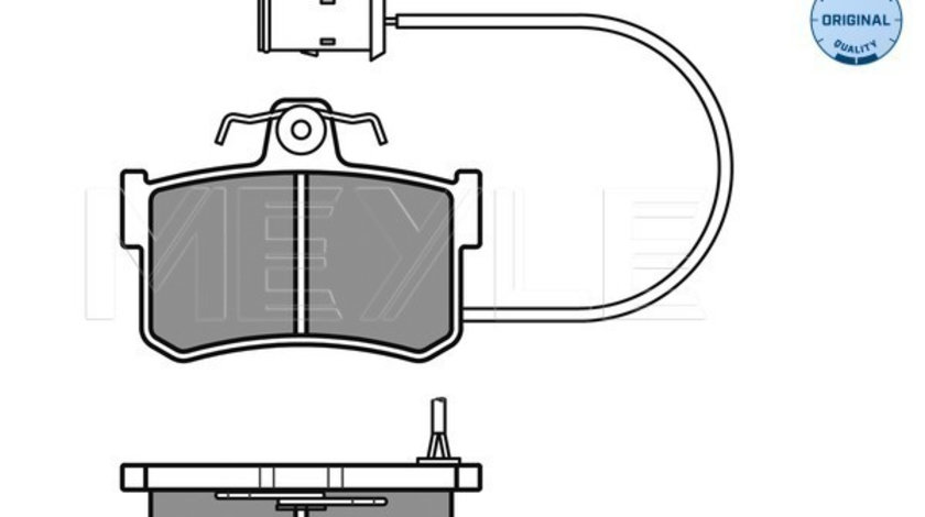 Set placute frana,frana disc puntea spate (0252008714W MEYLE) HONDA,MG,ROVER