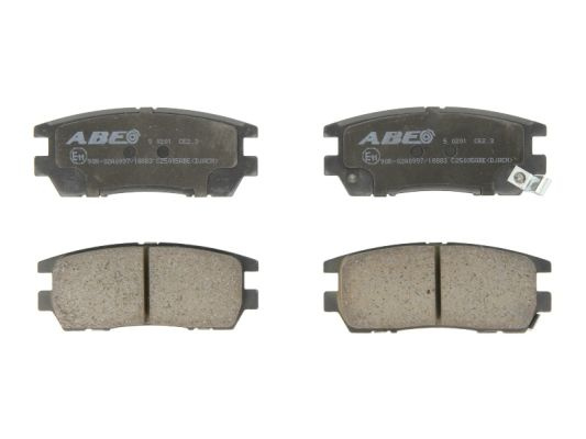 Set placute frana,frana disc puntea spate (C25005ABE ABE) MITSUBISHI
