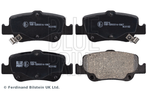 Set placute frana,frana disc puntea spate (ADT342173 BLP) TOYOTA