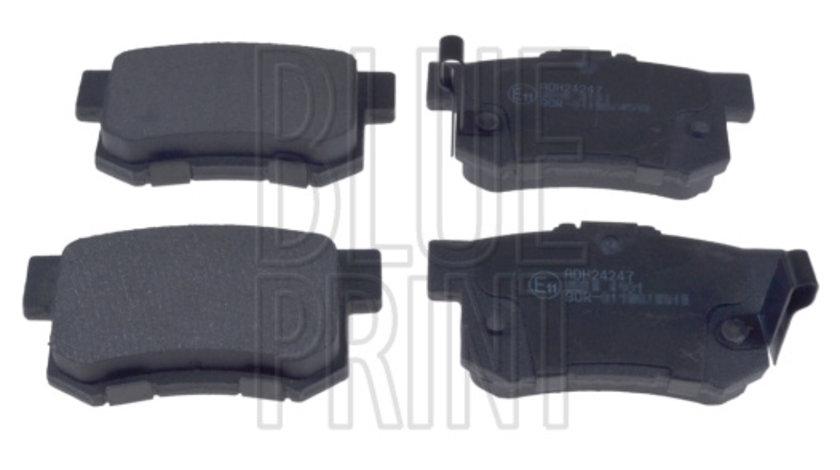 Set placute frana,frana disc puntea spate (ADH24247 BLUE PRINT) HONDA,HONDA (GAC),SUZUKI
