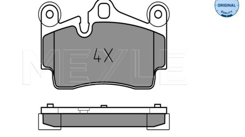 Set placute frana,frana disc puntea spate (0252369417 MEYLE) AUDI,PORSCHE,VW