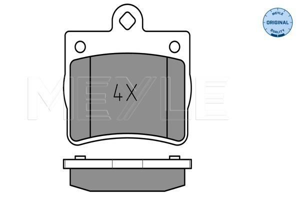 Set placute frana,frana disc puntea spate (0252190015 MEYLE) MERCEDES-BENZ