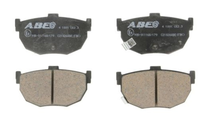 Set placute frana,frana disc puntea spate (C21026ABE ABE) HYUNDAI,HYUNDAI (BEIJING),KIA,NISSAN