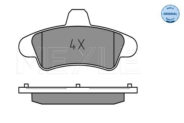Set placute frana,frana disc puntea spate (0252341015A MEYLE) FORD