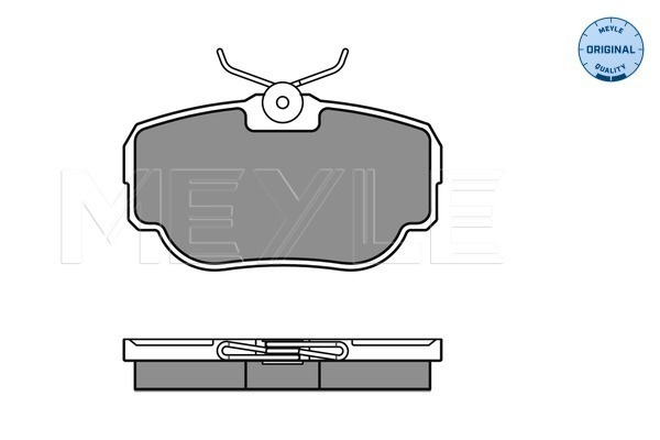 Set placute frana,frana disc puntea spate (0252345816 MEYLE) LAND ROVER