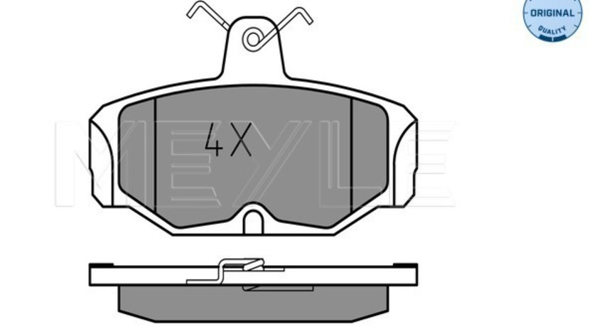 Set placute frana,frana disc puntea spate (0252098113 MEYLE) FORD