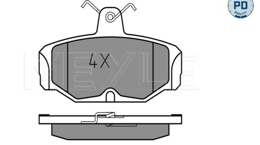 Set placute frana,frana disc puntea spate (0252098113PD MEYLE) FORD