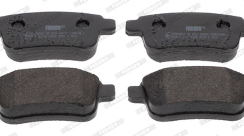 Set placute frana,frana disc puntea spate (FDB4186W FERODO PREMIER) MERCEDES-BENZ,RENAULT