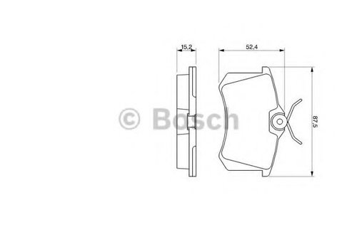 Set placute frana,frana disc RENAULT AVANTIME (DE0_) (2001 - 2003) BOSCH 0 986 466 683 piesa NOUA