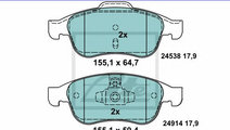 Set placute frana,frana disc RENAULT CAPTUR (2013 ...