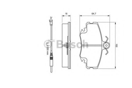 Set placute frana,frana disc RENAULT CLIO I (B/C57, 5/357) (1990 - 1998) BOSCH 0 986 467 720 piesa N...