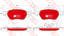 Set placute frana,frana disc RENAULT CLIO III (BR0...