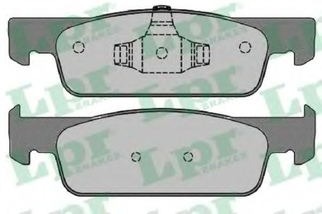 Set placute frana,frana disc RENAULT CLIO IV (2012 - 2016) LPR 05P1702 piesa NOUA