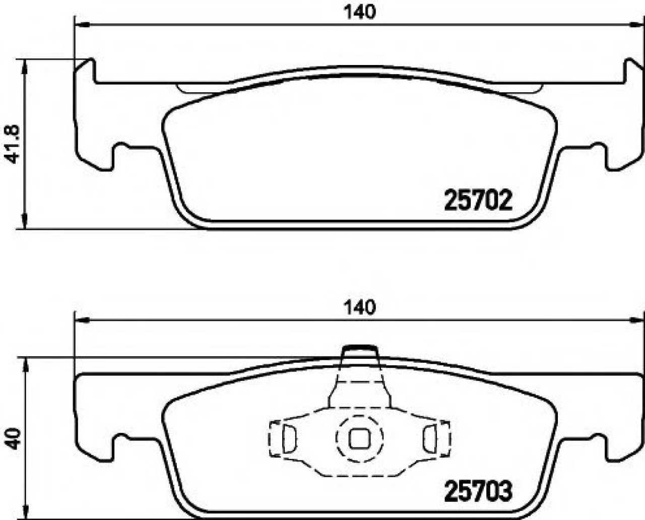 Set placute frana,frana disc RENAULT CLIO IV Grandtour (2013 - 2016) TEXTAR 2570201 piesa NOUA