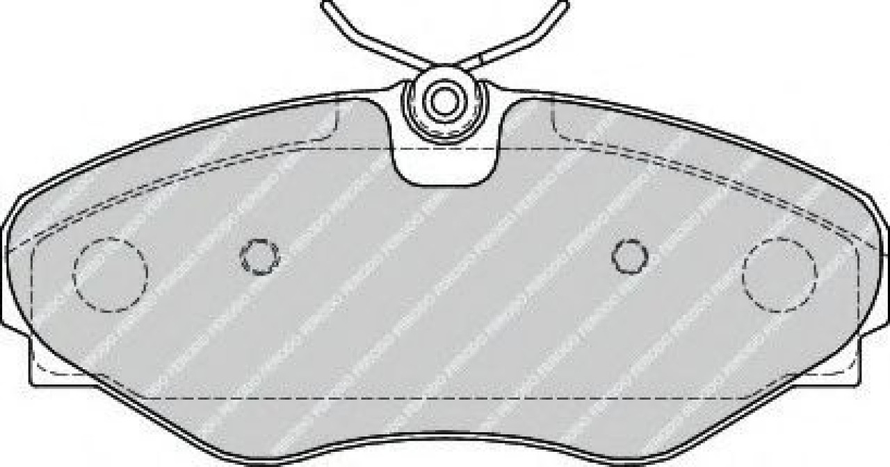 Set placute frana,frana disc RENAULT ESPACE III (JE0) (1996 - 2002) FERODO FDB4176 piesa NOUA