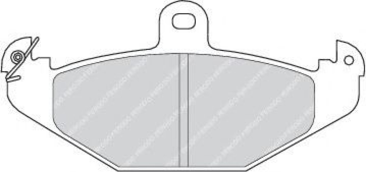 Set placute frana,frana disc RENAULT ESPACE III (JE0) (1996 - 2002) FERODO FDB878 piesa NOUA