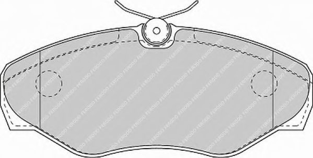 Set placute frana,frana disc RENAULT ESPACE III (JE0) (1996 - 2002) FERODO FVR1515 piesa NOUA