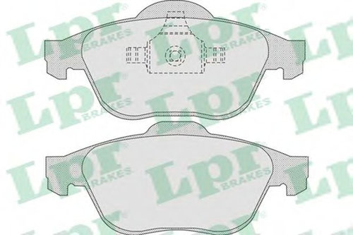 Set placute frana,frana disc RENAULT ESPACE IV (JK0/1) (2002 - 2015) LPR 05P864 piesa NOUA