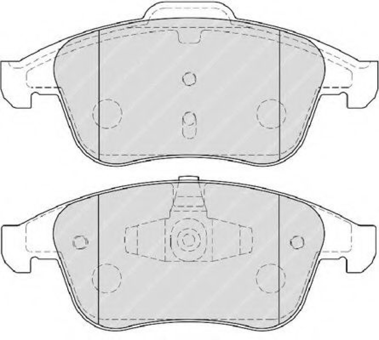 Set placute frana,frana disc RENAULT GRAND SCENIC III (JZ0/1) (2009 - 2016) FERODO FDB4068 piesa NOUA