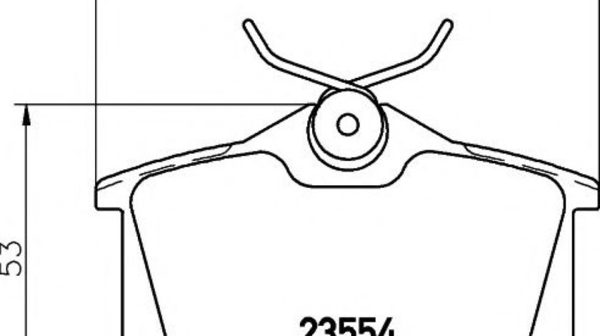 Set placute frana,frana disc RENAULT GRAND SCENIC II (JM0/1) (2004 - 2016) HELLA PAGID 8DB 355 019-911 piesa NOUA