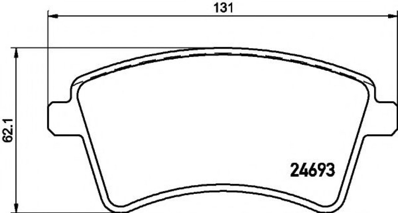 Set placute frana,frana disc RENAULT KANGOO / GRAND KANGOO (KW0/1) (2008 - 2016) TEXTAR 2469301 piesa NOUA