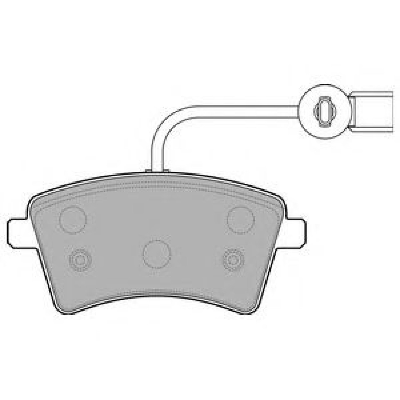 Set placute frana,frana disc RENAULT KANGOO / GRAND KANGOO (KW0/1) (2008 - 2016) DELPHI LP2504 piesa NOUA