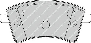 Set placute frana,frana disc RENAULT KANGOO / GRAND KANGOO (KW0/1) (2008 - 2016) FERODO FDB4256 piesa NOUA
