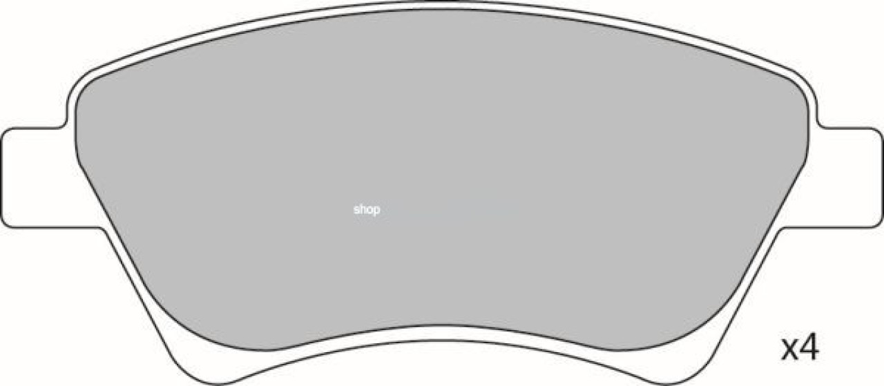 Set placute frana,frana disc RENAULT KANGOO (KC0/1) (1997 - 2007) KRIEGER 0950006308 piesa NOUA