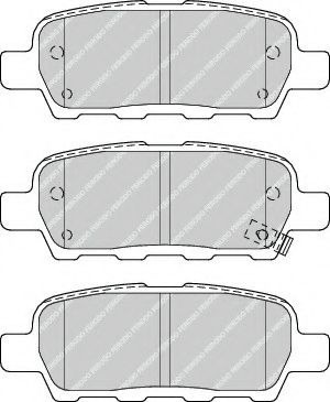 Set placute frana,frana disc RENAULT KOLEOS (HY) (2008 - 2016) FERODO FDB4324 piesa NOUA