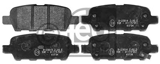 Set placute frana,frana disc RENAULT KOLEOS (HY) (2008 - 2016) FEBI BILSTEIN 116198 piesa NOUA