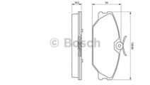 Set placute frana,frana disc RENAULT LAGUNA I (B56...