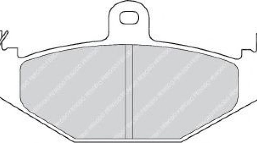 Set placute frana,frana disc RENAULT LAGUNA I (B56, 556) (1993 - 2001) FERODO FDB878 piesa NOUA