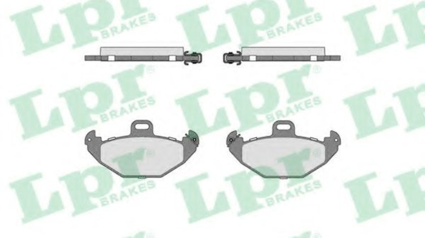 Set placute frana,frana disc RENAULT LAGUNA I (B56, 556) (1993 - 2001) LPR 05P883 piesa NOUA