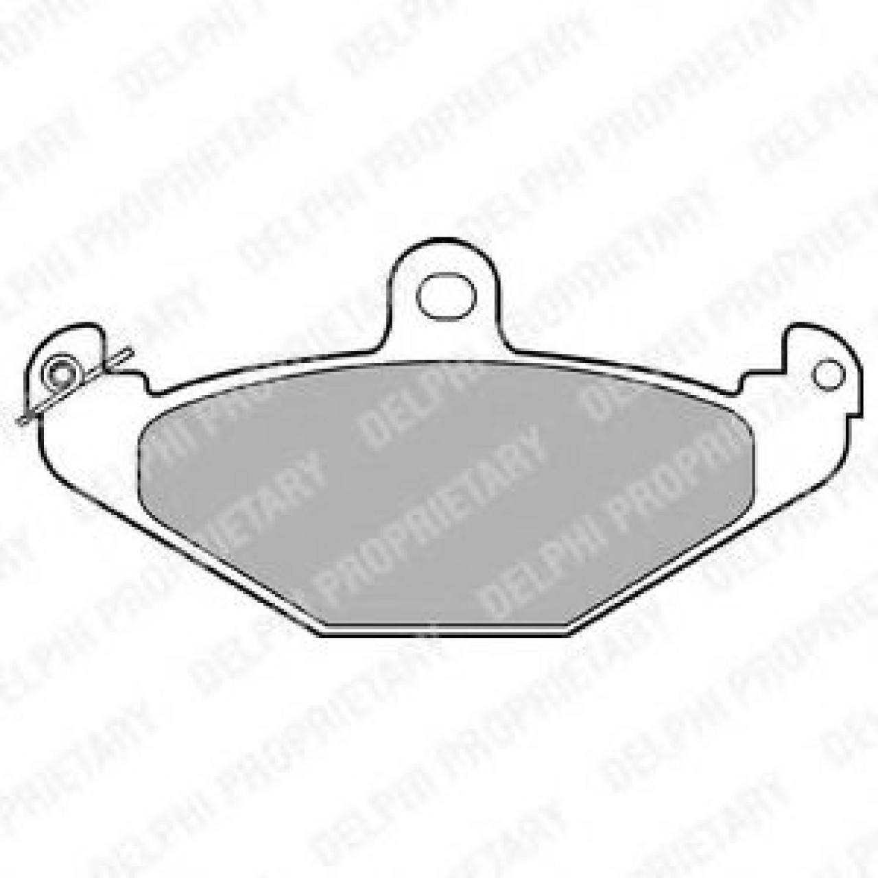Set placute frana,frana disc RENAULT LAGUNA I Grandtour (K56) (1995 - 2001) DELPHI LP821 piesa NOUA