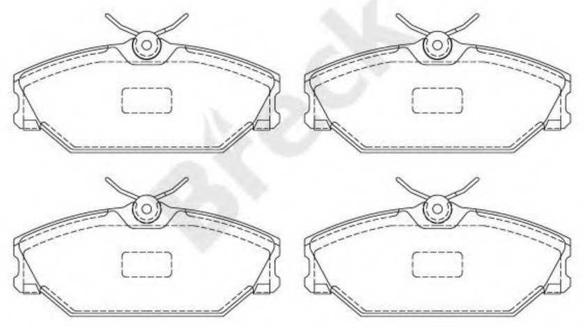 Set placute frana,frana disc RENAULT LAGUNA I Grandtour (K56) (1995 - 2001) Break 23172 00 702 00 piesa NOUA