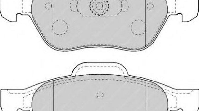 Set placute frana,frana disc RENAULT LAGUNA II Grandtour (KG0/1) (2001 - 2016) FERODO FDB1440 piesa NOUA