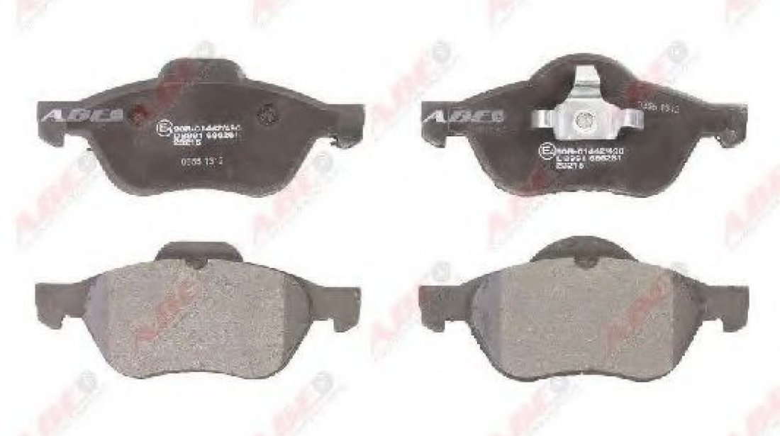 Set placute frana,frana disc RENAULT LAGUNA II (BG0/1) (2001 - 2016) ABE C1R019ABE piesa NOUA