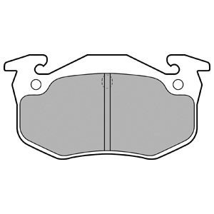 Set placute frana,frana disc RENAULT MEGANE I (BA0/1) (1995 - 2004) KRIEGER 0950006472 piesa NOUA